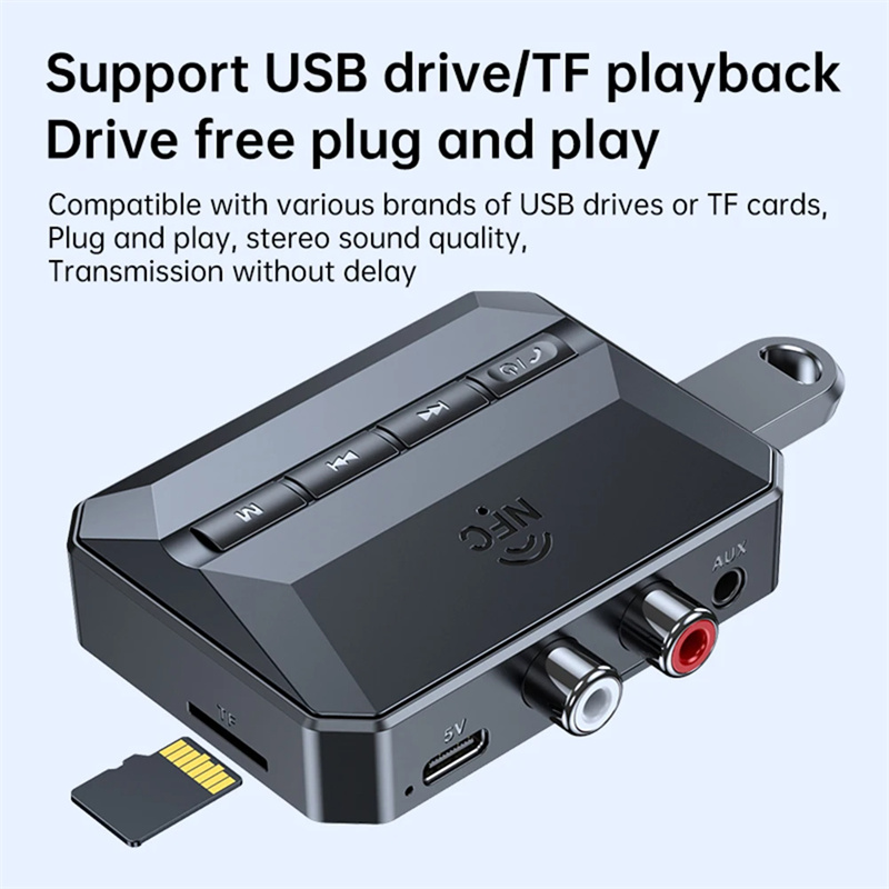T59 NFC bluetooth receiver aux audio adapter