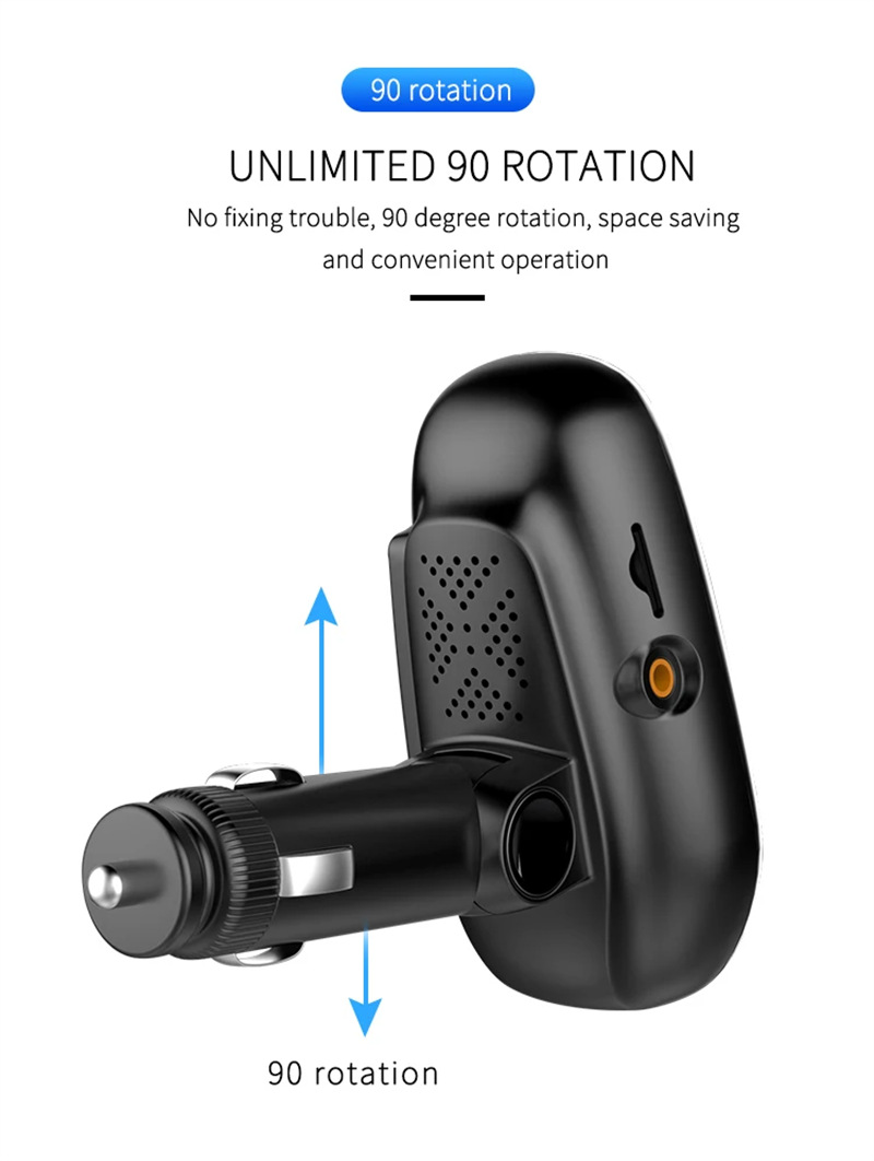 BT29M car kit fm transmitter bluetooth mp3 qc charge