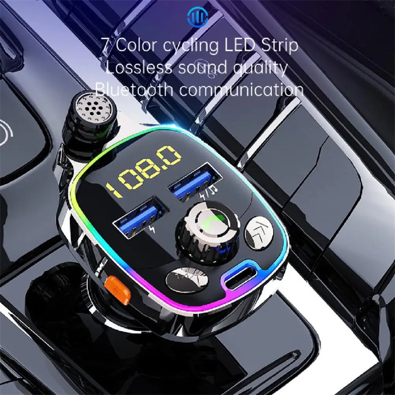 BC08 car bluetooth mp3 player fm transmitter aux audio adapter