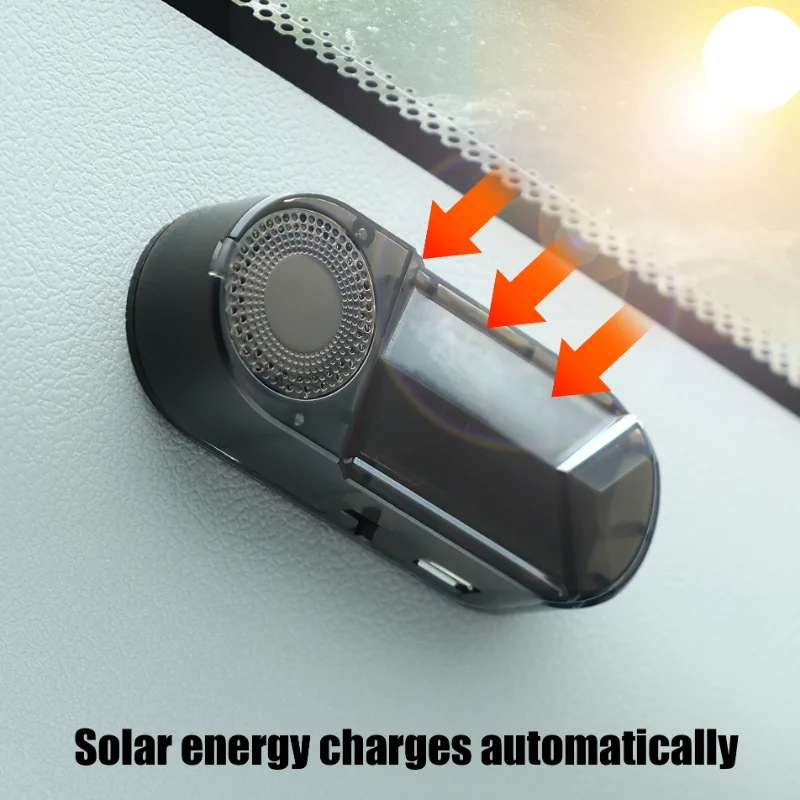 led car fake security light solar power simulated alarm