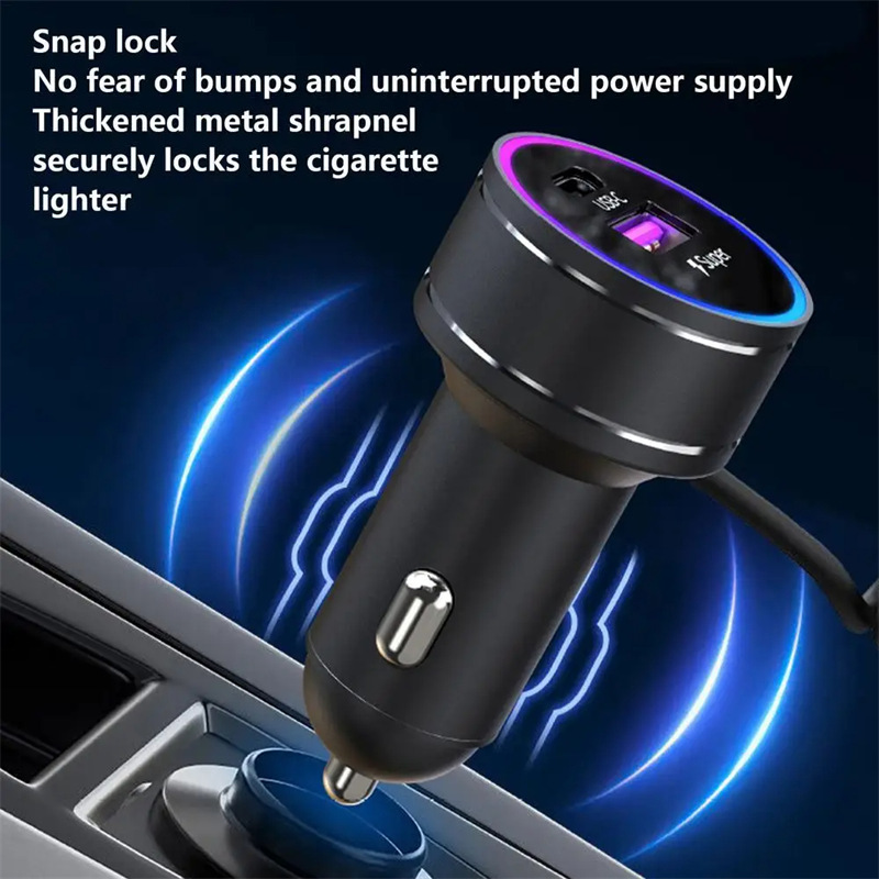 K16 car usb charger pd fast charing adapter