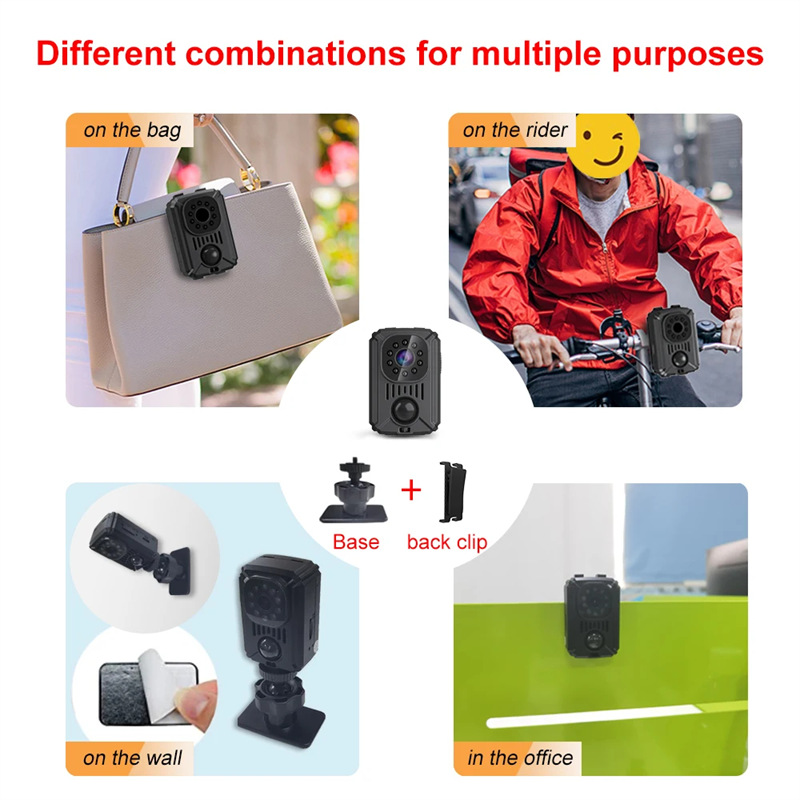 md29 mini body camera pir hd camcorder