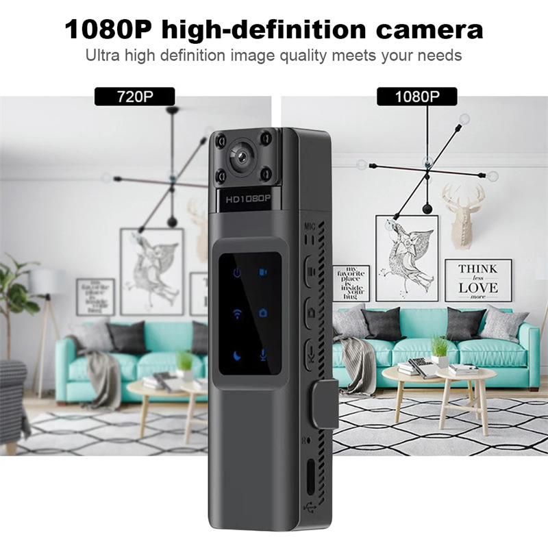 L13 portable wifi camera 1080P hotspot camcoder body cam