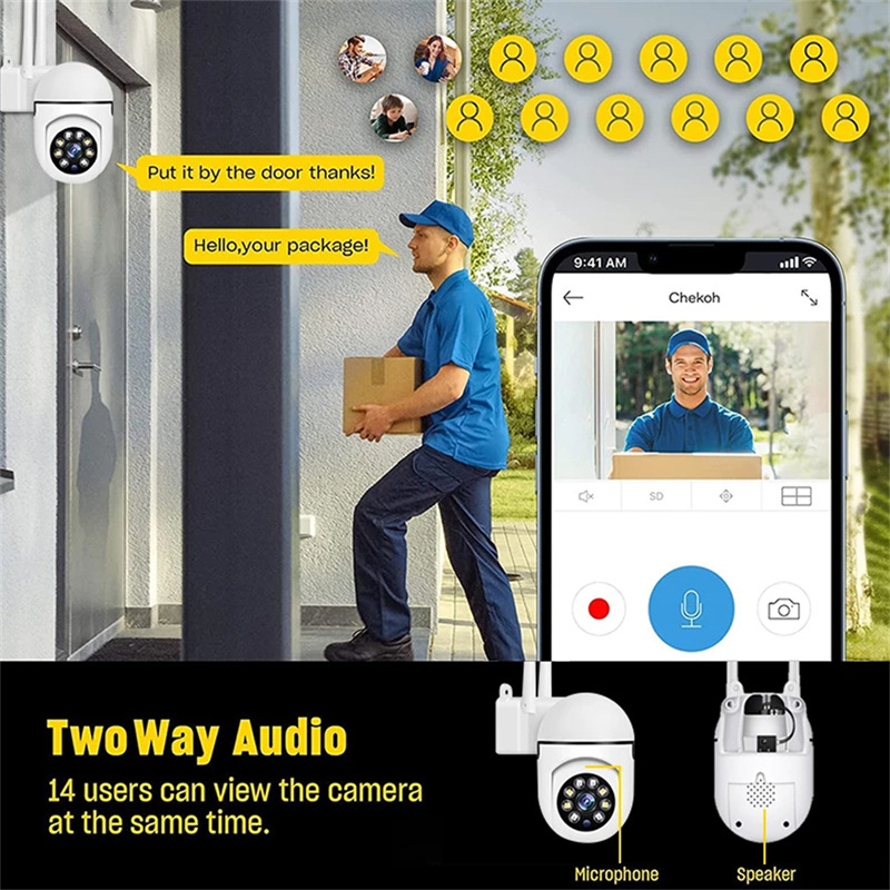 A7 wifi security camera smart outdoor surveillance camcorder