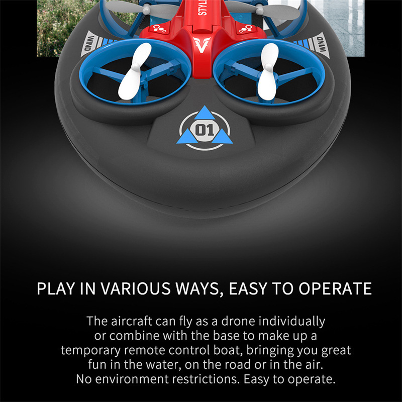 JJRC H101 rc drone JJRC H101 rc drone 3 in 1 waterproof aircraft boat toy