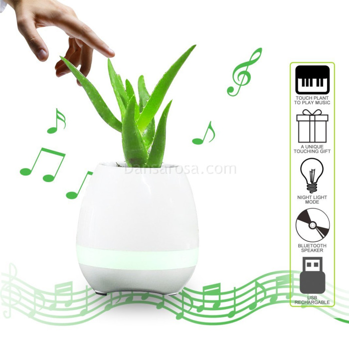 music flower pot bluetooth speaker