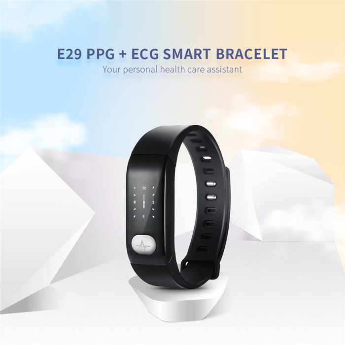 E29 Ppg+Ecg Smart Chip Bluetooth Wireless Sports Smart Bracelet For Ecg / Blood Pressure / Heart Rate / Blood Oxygen E29 Ppg+Ecg Smart Chip Bluetooth Wireless Sports Smart Bracelet For Ecg / Blood Pressure / Heart Rate / Blood Oxygen