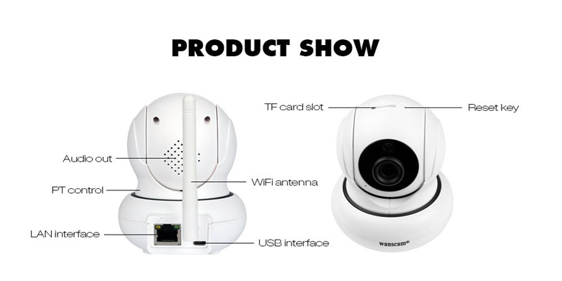 WANSCAM HW00211080P wifi IP camera indoor security CCTV night vision WANSCAM HW00211080P wifi IP camera indoor security CCTV night vision