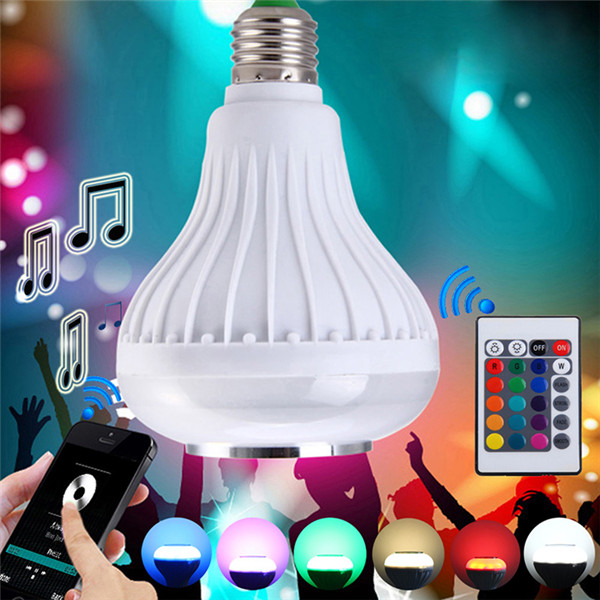 Wholesale Intelligent E27 Light Bulb Colorful LED Lamp Bluetooth 3.0 Speaker Wholesale Intelligent E27 Light Bulb Colorful LED Lamp Bluetooth 3.0 Speaker