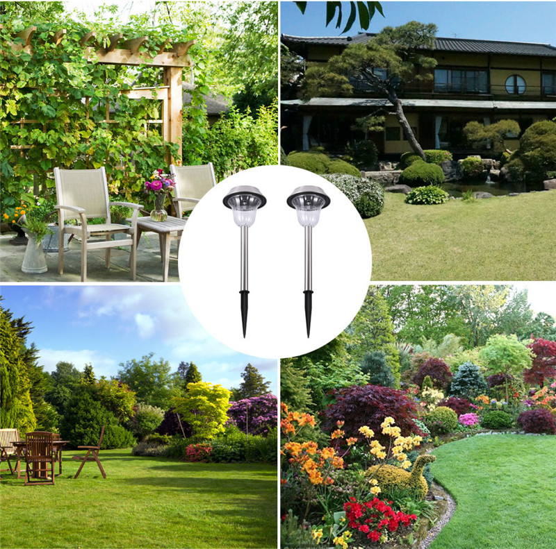 Solar Powered LED Lawn Light Security Lamp Solar Powered LED Lawn Light Security Lamp