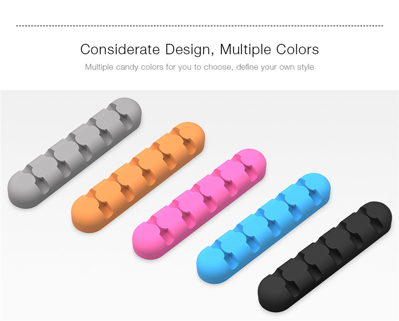 ORICO Desktop Cable Storage Management Silicon Charger Wire Organizer Holder Clip ORICO Desktop Cable Storage Management Silicon Charger Wire Organizer Holder Clip