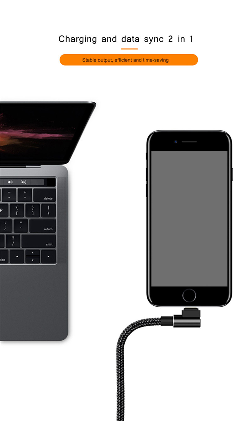 Mcdodo Dual Elbow Type 8 Pin Data Transmission Sync Cord 1.8M iphone Mcdodo Dual Elbow Type 8 Pin Data Transmission Sync Cord 1.8M iphone
