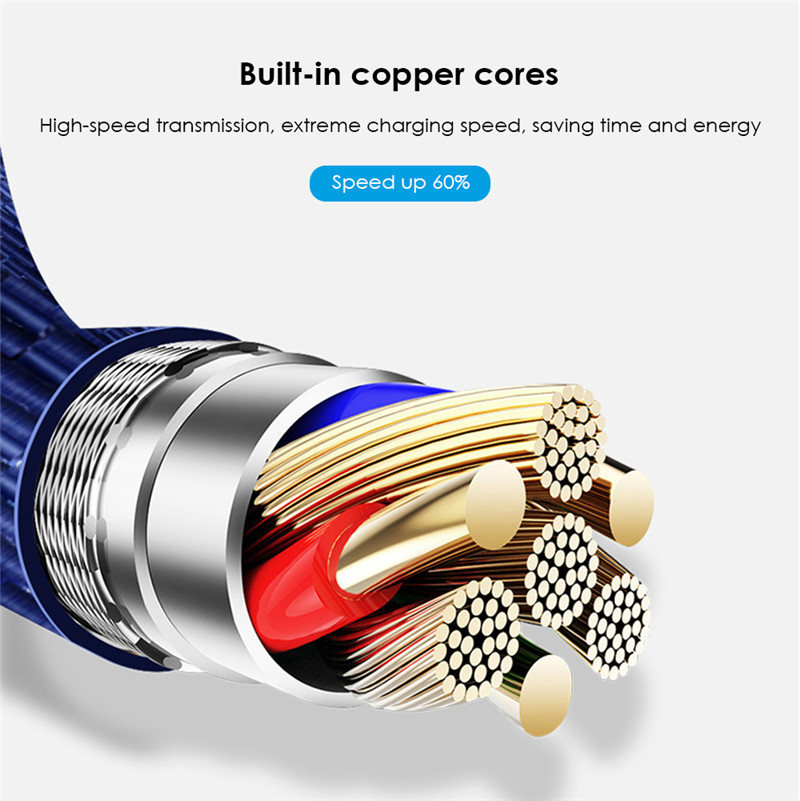 HOCO 3 in 1 8 Pin Micro USB Type-C Charging Data Cable 1.5M HOCO 3 in 1 8 Pin Micro USB Type-C Charging Data Cable 1.5M