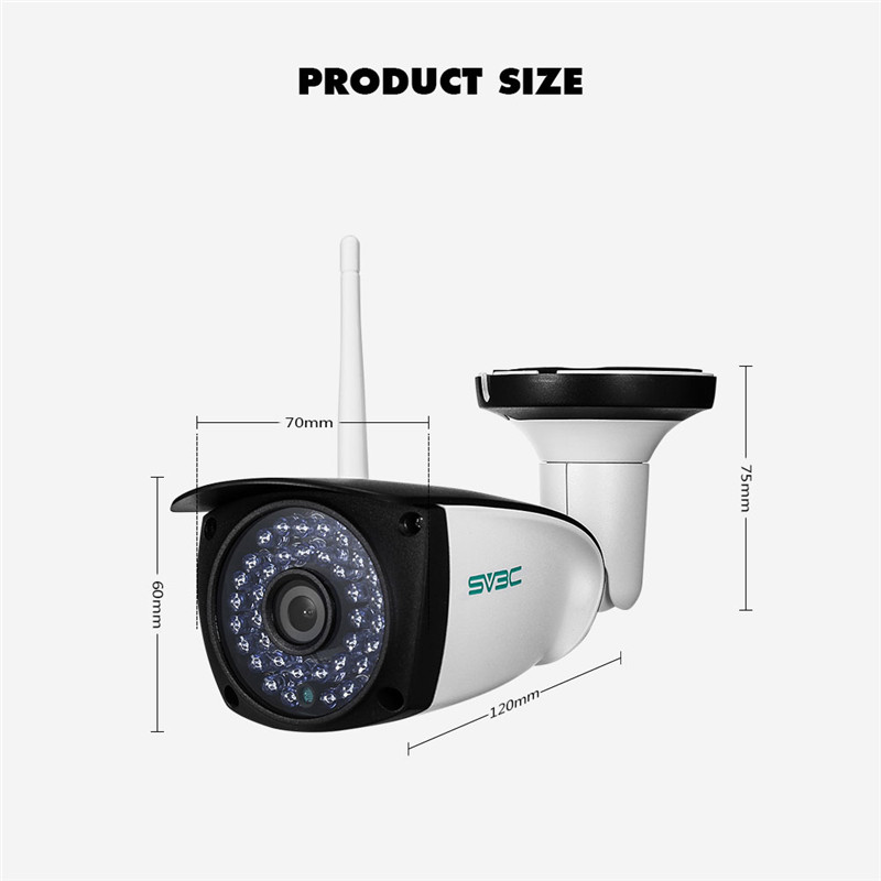 SV3C SV - B06W - 1080P 1.3MP WiFi Camera Outdoor Security Surveillance CCTV SV3C SV - B06W - 1080P 1.3MP WiFi Camera Outdoor Security Surveillance CCTV