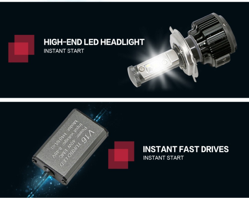 Dansa V16 Auto Car LED Headlight bulbs H7 H11 9005 9006 30W 3000LM Dansa V16 Auto Car LED Headlight H7 H11 9005 9006 30W 3000LM