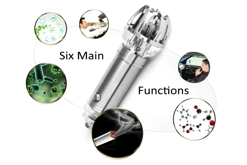 JO - 6821 car air Purifier ionizer mini auto vehicle gadget pure odor eliminator cleaner JO - 6821 car air Purifier ionizer mini auto vehicle gadget pure odor eliminator cleaner