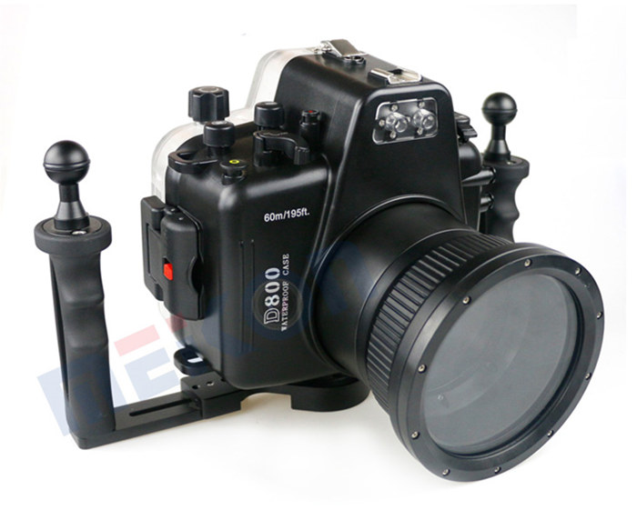 Meikon Nikon D800 Underwater Housing Waterproof Case