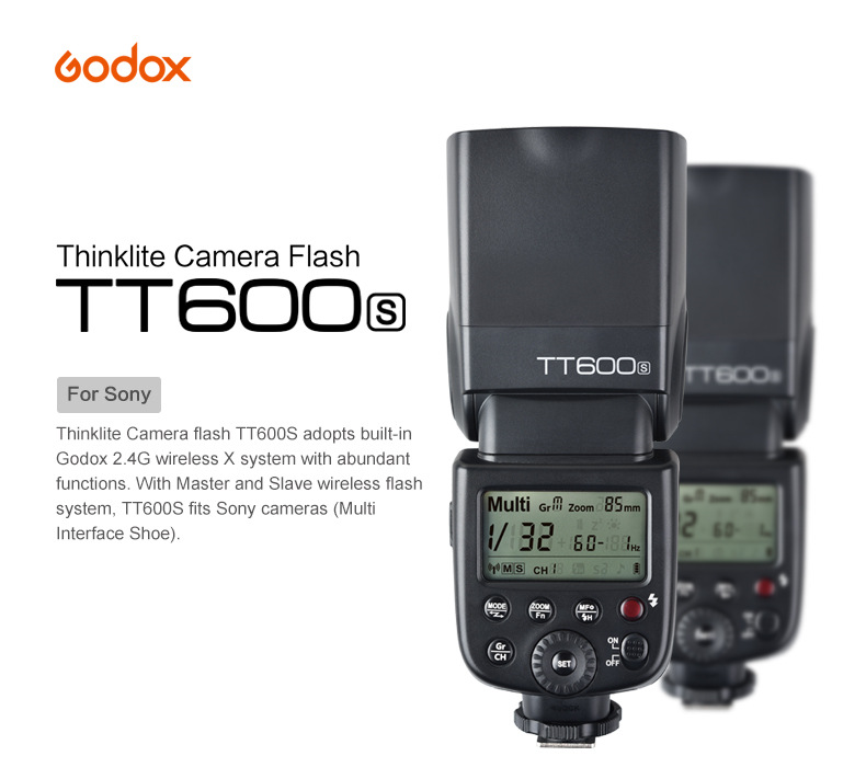 Godox TT600S 2.4G Camera Flash Speedlite for Sony Godox TT600S