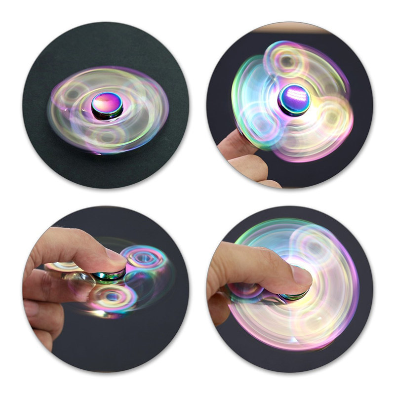 Tri-Star Aluminum Fidget Spinners Fingertip Gyro Toys Tri-Star Aluminum Fidget Spinners Fingertip Gyro Toys