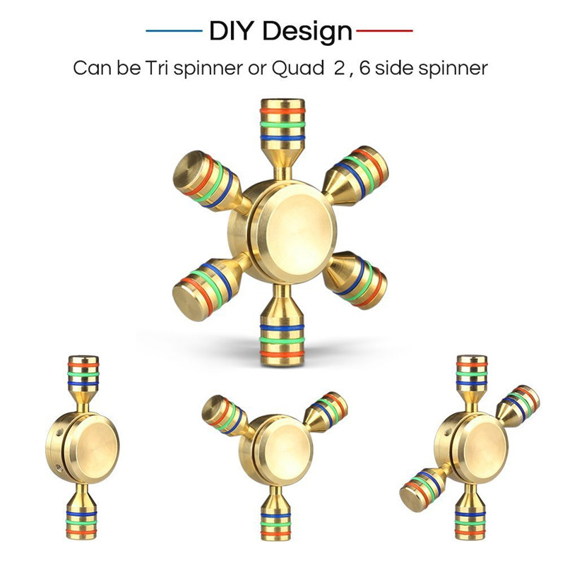 Golden Strong Man Aluminum Fidget Spinners Fingertip Gyro Toys Golden Strong Man Aluminum Fidget Spinners Fingertip Gyro Toys