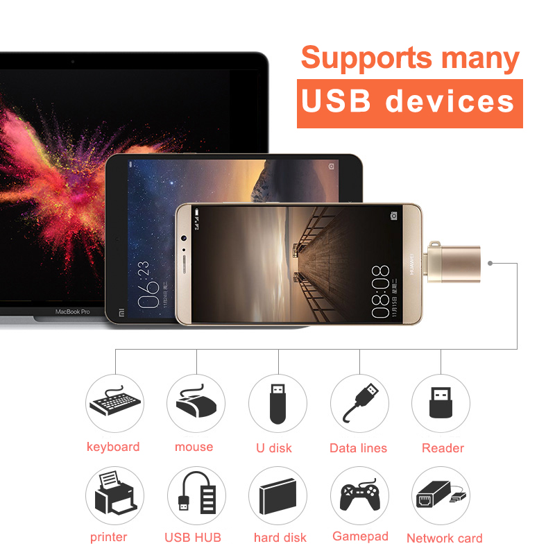 USB 3.0 To Type-c OTG Adapter Fast Charge Data Converter USB 3.0 To Type-c OTG Adapter Fast Charge Data Converter