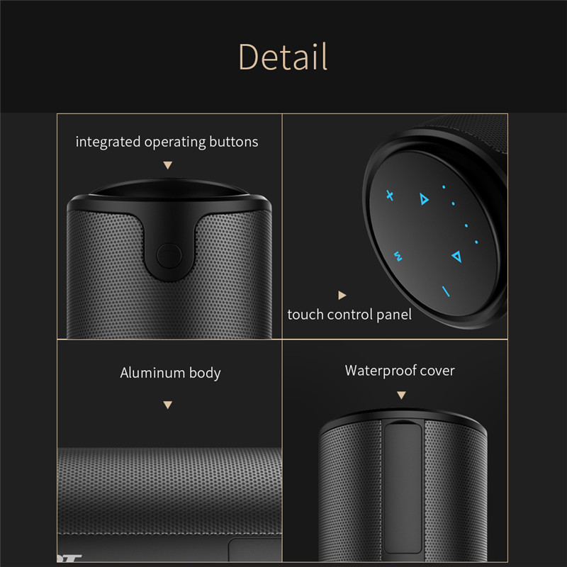 ZEALOT S8 Outdoor 3D Stereo HiFi Bluetooth Wireless Speakers ZEALOT S8 Outdoor 3D Stereo HiFi Bluetooth Wireless Speakers